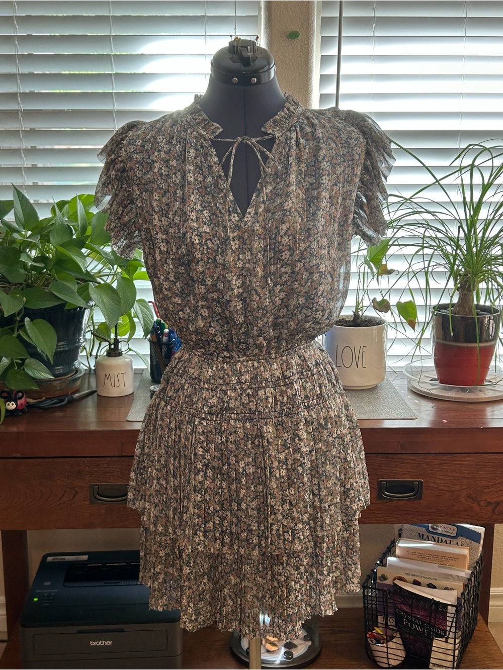 RESET Floral Waistband Summer Dress